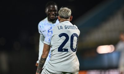 Esultanza La Gumina Alcione Inter