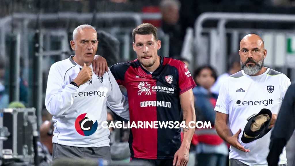 Belotti, intervento dopo l'infortunio contro l'Inter: le condizioni dell'attaccante del Cagliari 1 Belotti