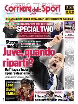 Le Prime Pagine Sportive Nazionali – 7 ottobre 2025 28 corriere dello sport 021208r58