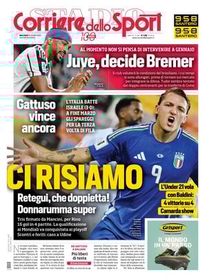 Le Prime Pagine Sportive Nazionali – 15 ottobre 2025 28 corriere dello sport 0212095z6