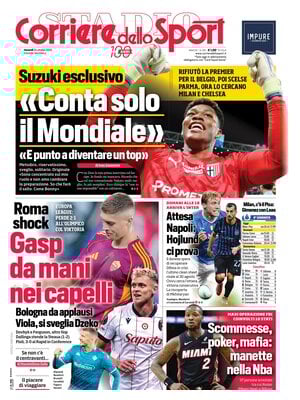 Le Prime Pagine Sportive Nazionali – 24 ottobre 2025 28 corriere dello sport 021209u61
