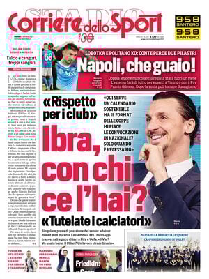 Le Prime Pagine Sportive Nazionali – 9 ottobre 2025 28 corriere dello sport