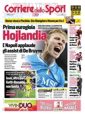 Le Prime Pagine Sportive Nazionali – 2 ottobre 2025 28 corriere dello sport 0638341lt