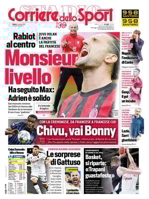 Le Prime Pagine Sportive Nazionali – 4 ottobre 2025 28 corriere dello sport 071130olj