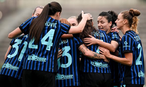 esultanza Inter Women Ternana