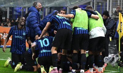 festa inter vittoria 3 0 fiorentina squadra