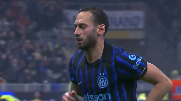 Gol calhanoglu inter fiorentina 3