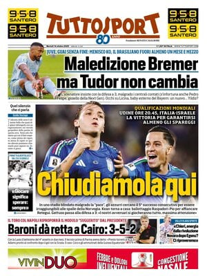 Le Prime Pagine Sportive Nazionali – 14 ottobre 2025 29 image 5