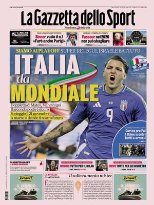 Le Prime Pagine Sportive Nazionali – 15 ottobre 2025 27 la gazzetta dello sport 031511hq3