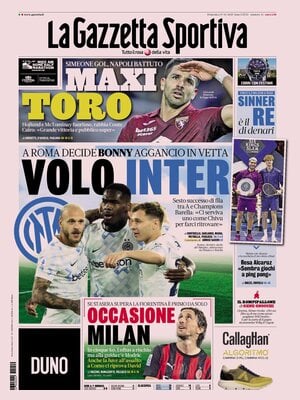Le Prime Pagine Sportive Nazionali – 19 ottobre 2025 27 la gazzetta dello sport 031513ue2