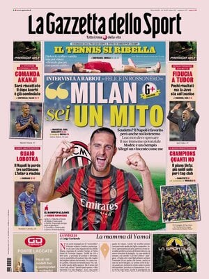 Le Prime Pagine Sportive Nazionali – 8 ottobre 2025 27 la gazzetta dello sport 0315426kd