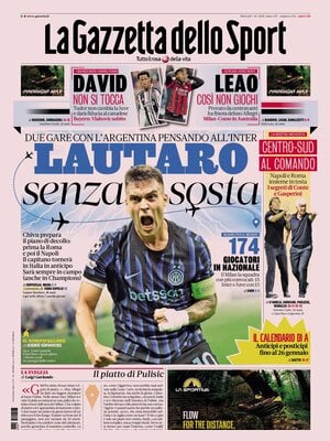 Le Prime Pagine Sportive Nazionali – 7 ottobre 2025 27 la gazzetta dello sport 0513456nj