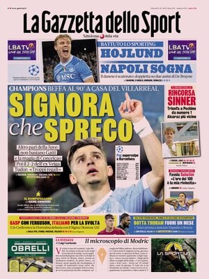 Le Prime Pagine Sportive Nazionali – 2 ottobre 2025 27 la gazzetta dello sport 063823ek8