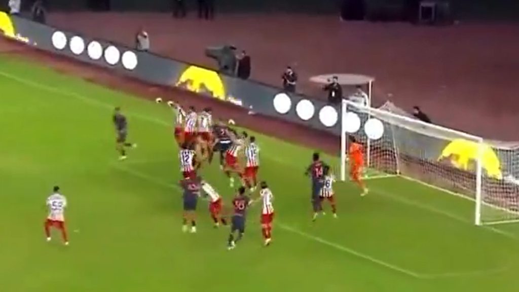 Gol Bisseck, stacco imperioso su corner: la rete del pareggio in Atletico Madrid Inter 1 gol Bisseck