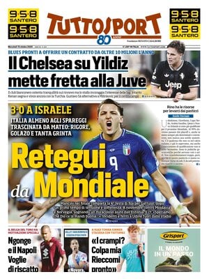 Le Prime Pagine Sportive Nazionali – 15 ottobre 2025 29 tuttosport 0212052uc