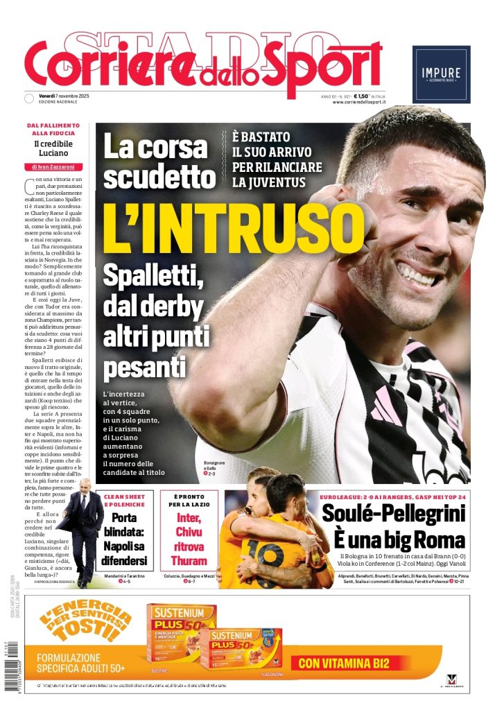 Le Prime Pagine Sportive Nazionali – 7 novembre 2025 27 1000154570