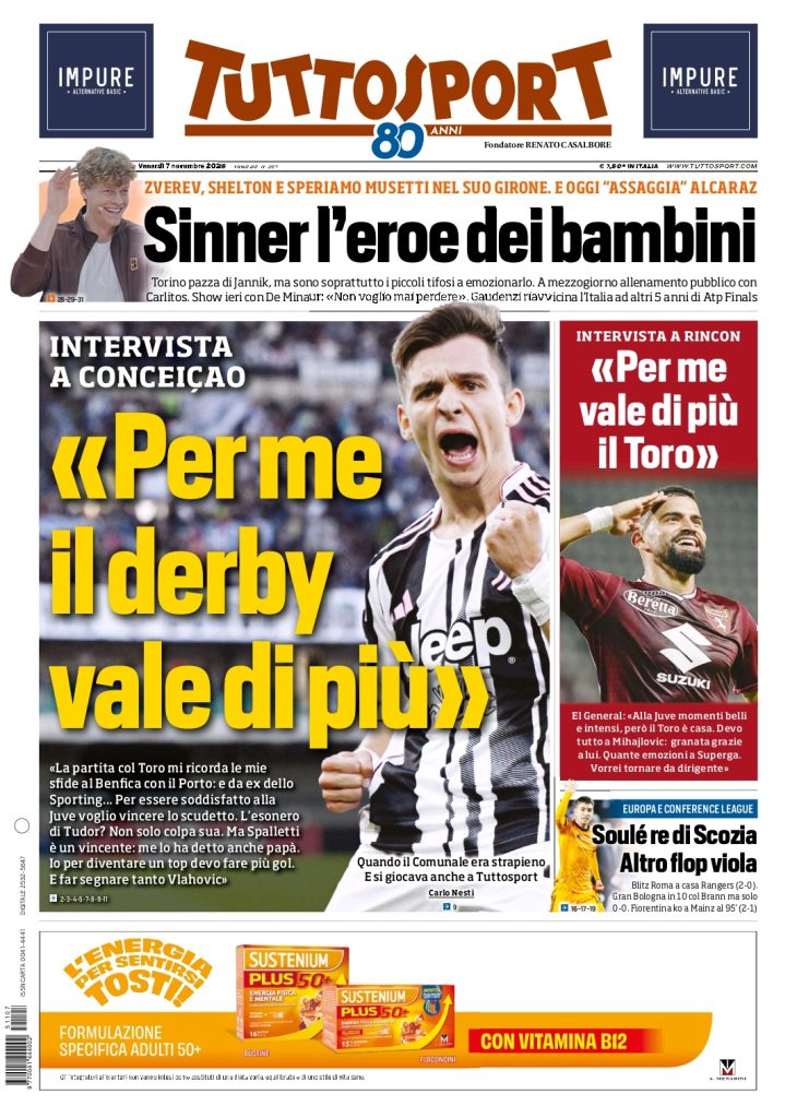 Le Prime Pagine Sportive Nazionali – 7 novembre 2025 29 1000154572