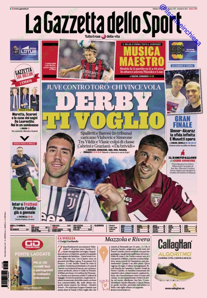 Le Prime Pagine Sportive Nazionali – 8 novembre 2025 27 1000154812