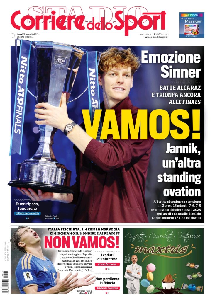 Le Prime Pagine Sportive Nazionali – 17 novembre 2025 28 1000158363 1
