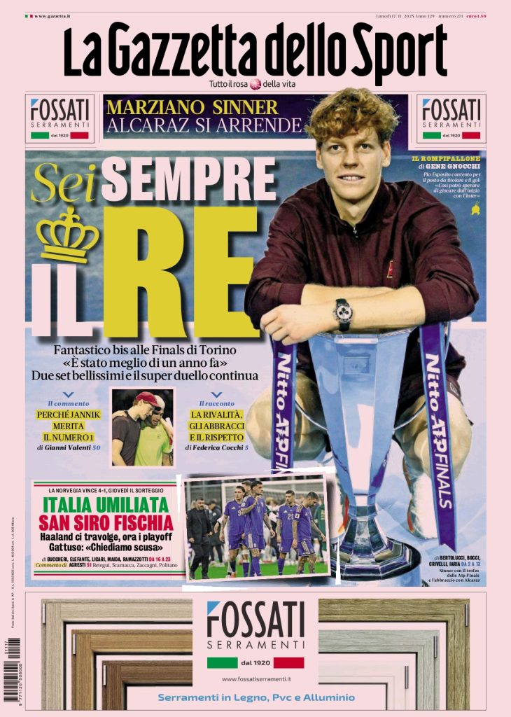 Le Prime Pagine Sportive Nazionali – 17 novembre 2025 27 1000158365