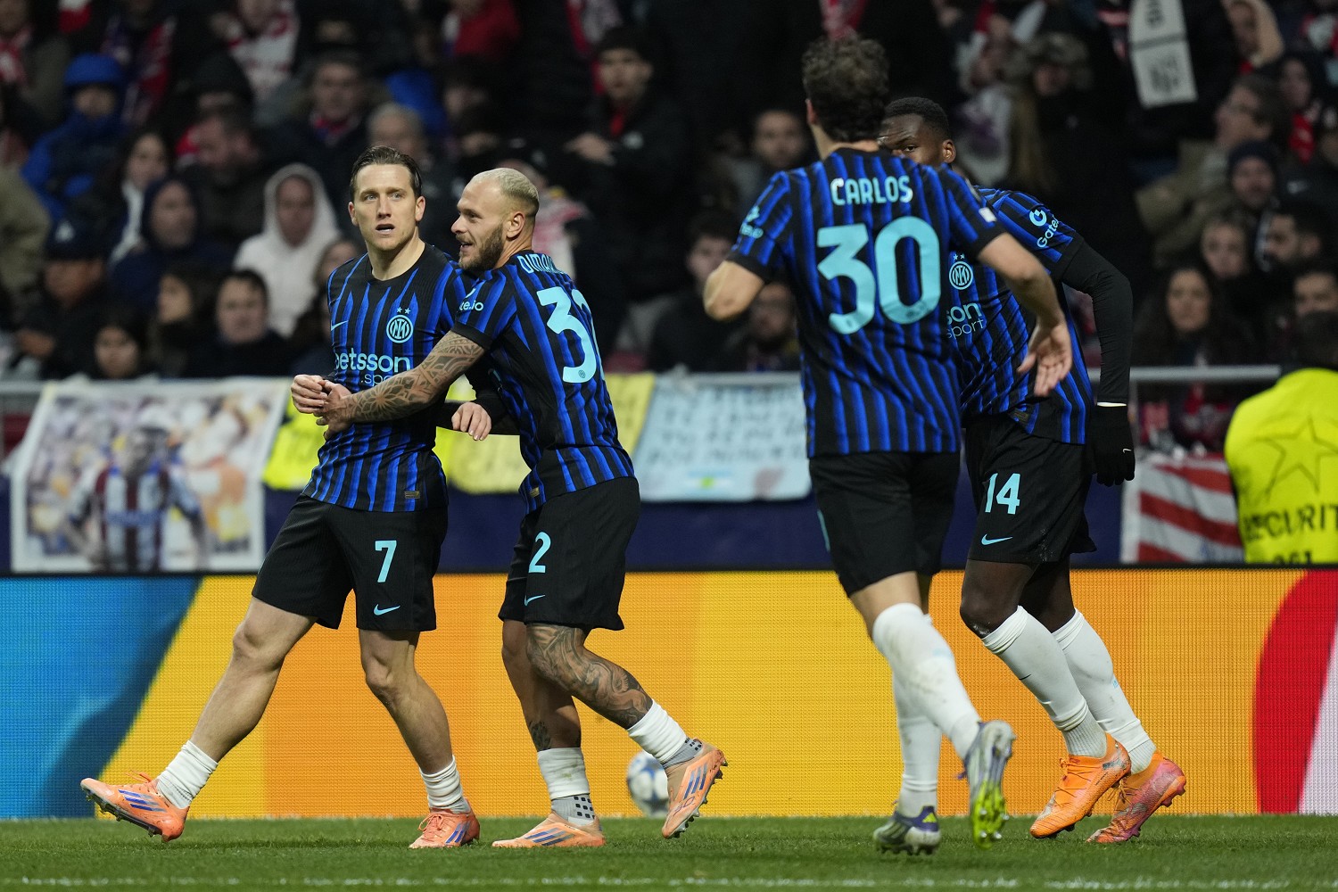 Atletico Madrid Inter LIVE: 1 1, 4 minuti di recupero al triplice fischio!