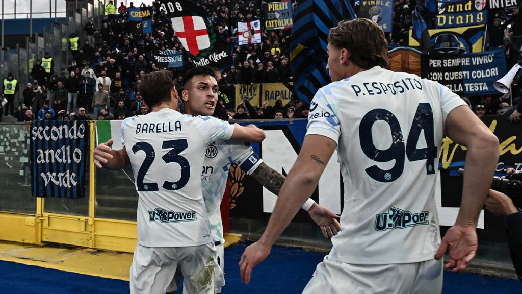 Canestrelli commenta la sconfitta contro l'Inter: «Preso gol nel nostro momento migliore» 1 Lautaro Barella Pio Esposito