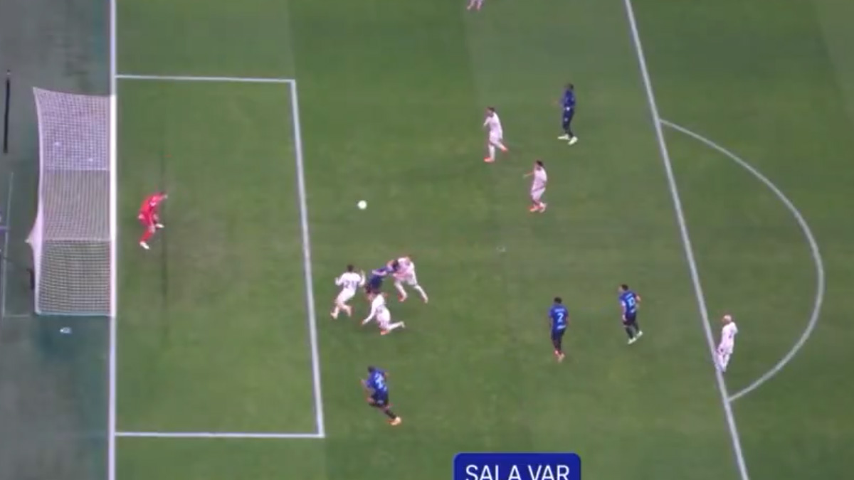 comuzzo pio esposito svelato l8217audio var sul contatto in area in fiorentina inter