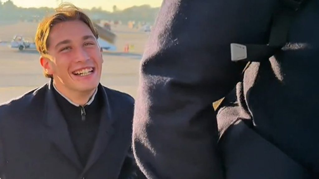 Atletico Madrid Inter, inizia la missione spagnola: nerazzurri in viaggio verso Madrid - VIDEO 1 screen pio aereo madrid