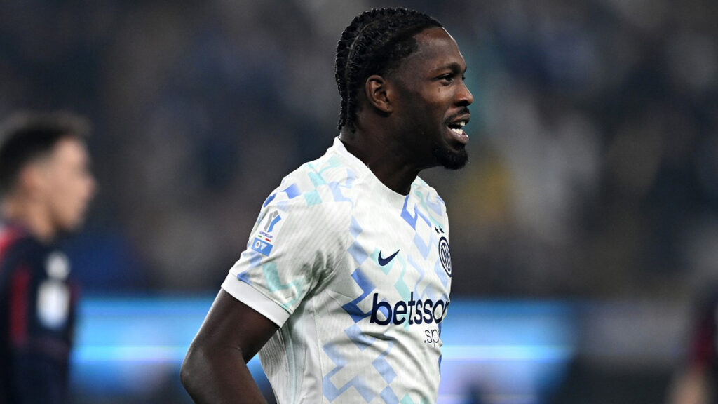 Thuram a CBS: «L'Inter ha visto in me la creatività per affiancare Lautaro. San Siro? Pelle d'oca ogni volta. Lautaro, Khephren e...» 1 Thuram Bologna Inter Supercoppa 2