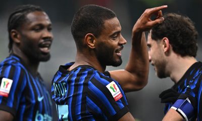 esultanza gol Diouf Inter Venezia