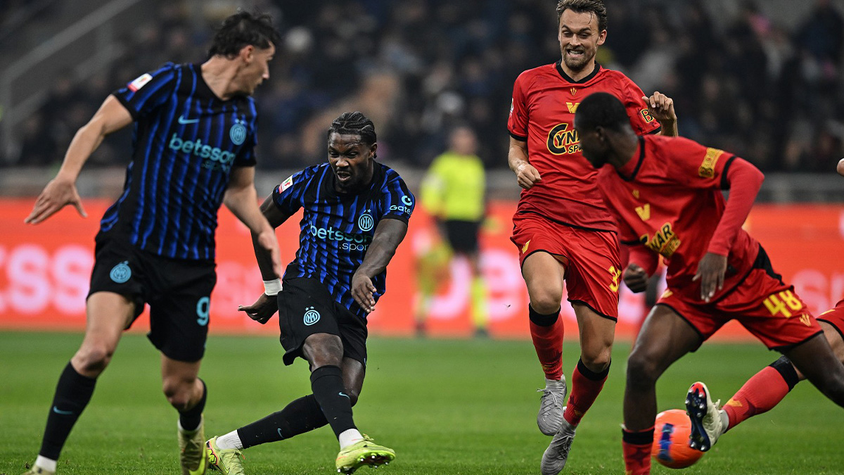 Inter Venezia LIVE 4 1: Sagrado accorcia le distanze con un gol fortunoso