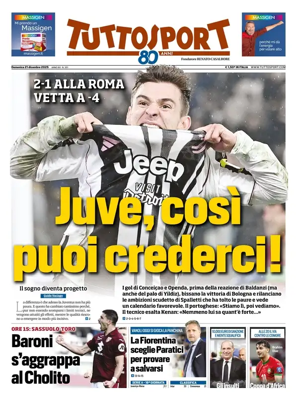 Le Prime Pagine Sportive Nazionali – 21 dicembre 2025 29 image 39