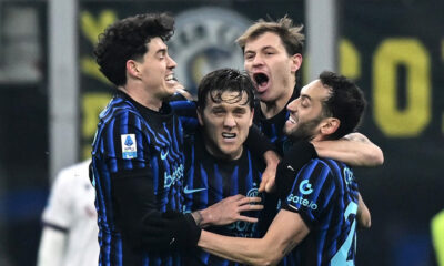 Esultanza Zielinski Bologna Inter