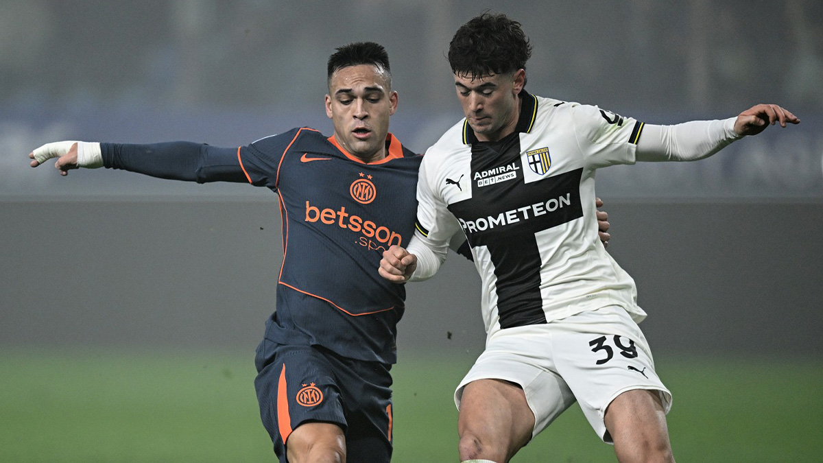 Parma Inter 0-2: tre punti d'oro per chiudere il girone d'andata, domenica c'è il Napoli! Decidono Dimarco e Thuram 26 Lautaro Circati Parma Inter