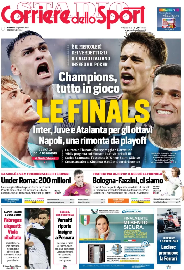 corriere dello sport 0203133nmb0js