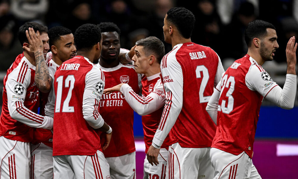 esultanza Arsenal Inter