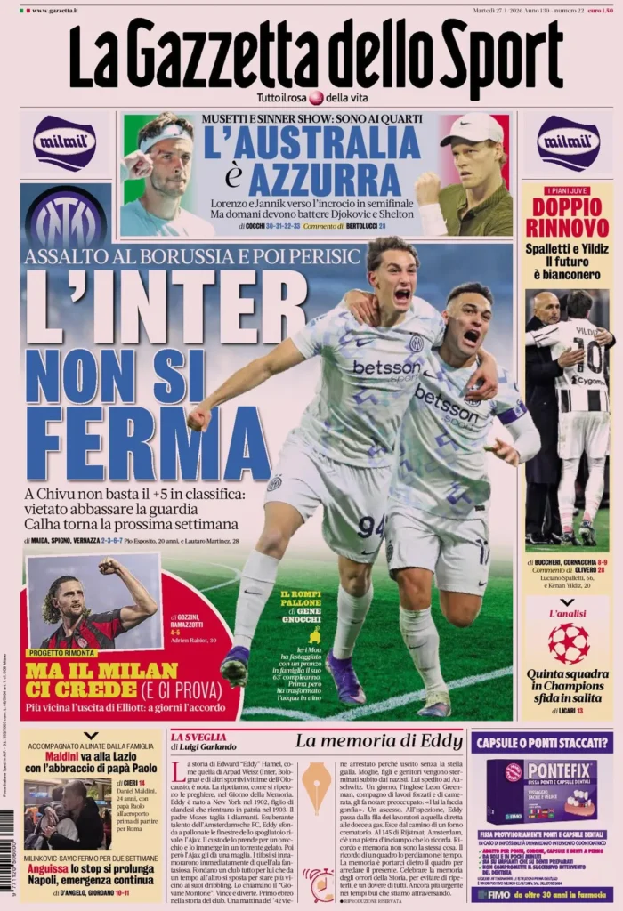 la gazzetta dello sport 0318037obcpkg