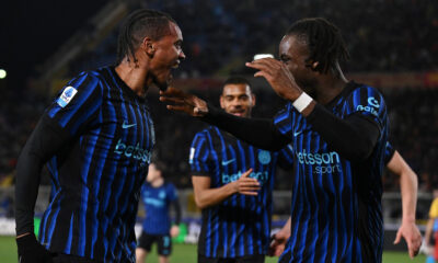 esultanza gol Akanji Lecce Inter