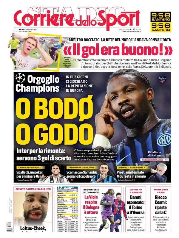Le prime pagine dei principali quotidiani sportivi – 24 febbraio 2026 28 image 33