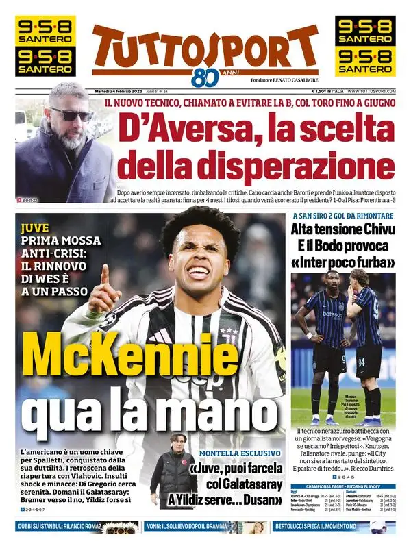 Le prime pagine dei principali quotidiani sportivi – 24 febbraio 2026 29 image 34