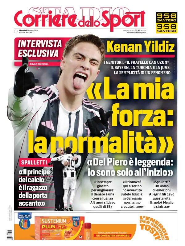 Le prime pagine dei principali quotidiani sportivi – 18 marzo 2026 28 image 18