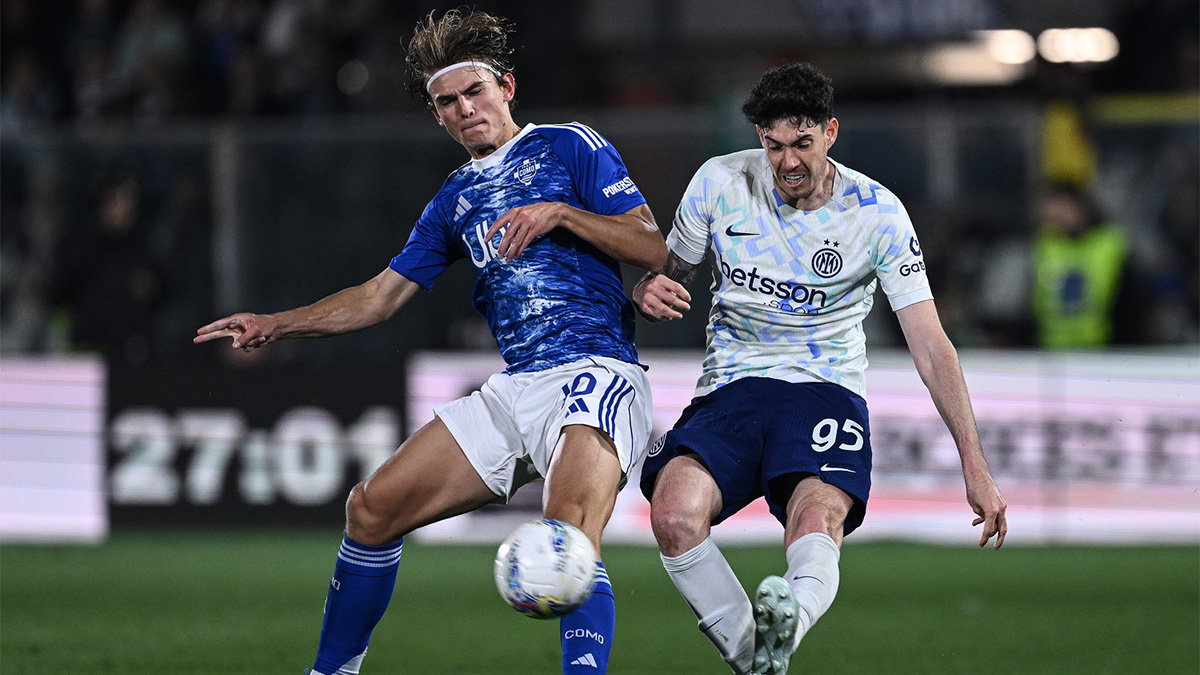 Como Inter LIVE 2-4: doppietta di Dumfries che chiude il match! 26 Bastoni Nico Paz Como Inter