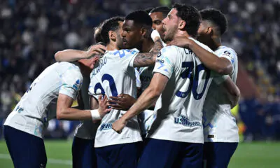 esultanza gol Dumfries Como Inter 1