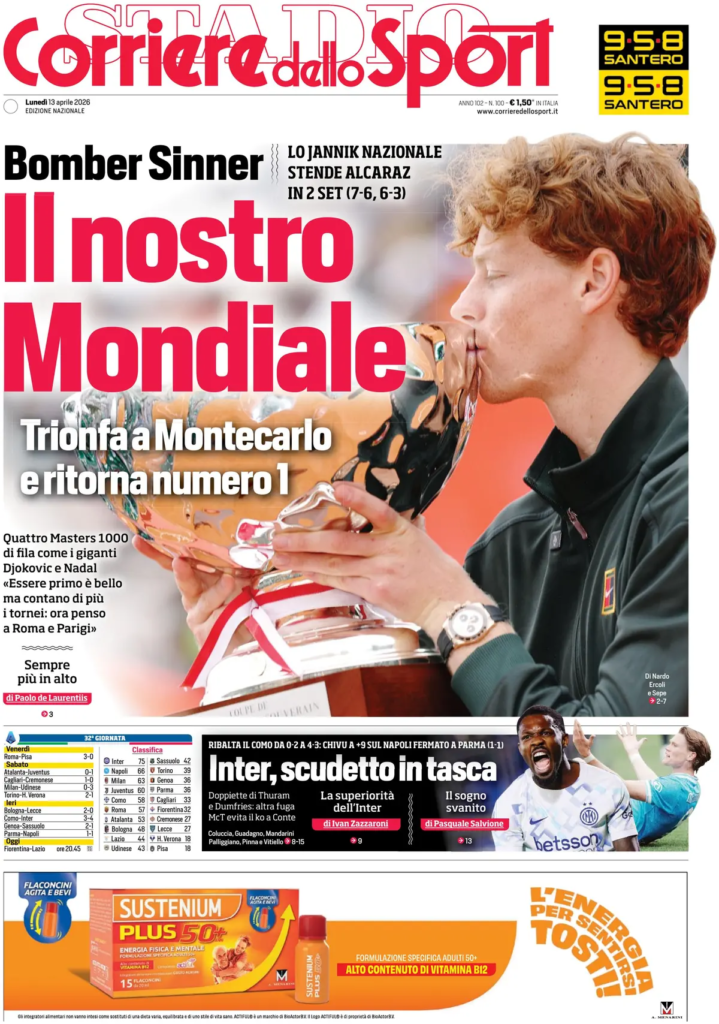Le prime pagine dei quotidiani sportivi – 13 aprile 2026 28 image 13