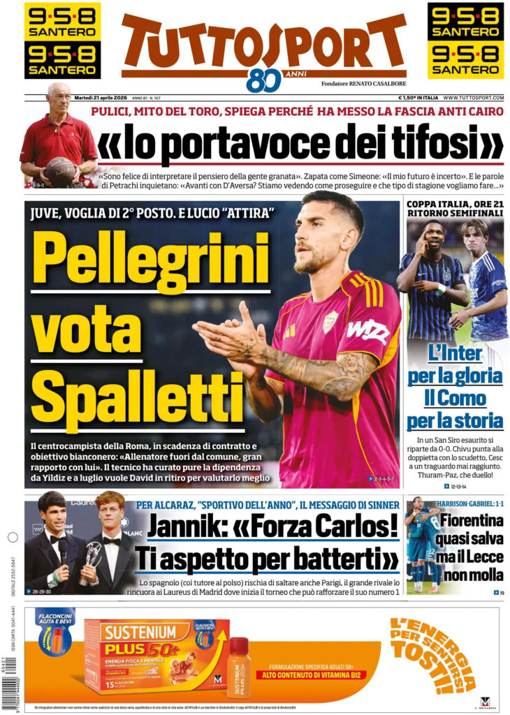 Le prime pagine dei quotidiani sportivi – 21 aprile 2026 29 image 26