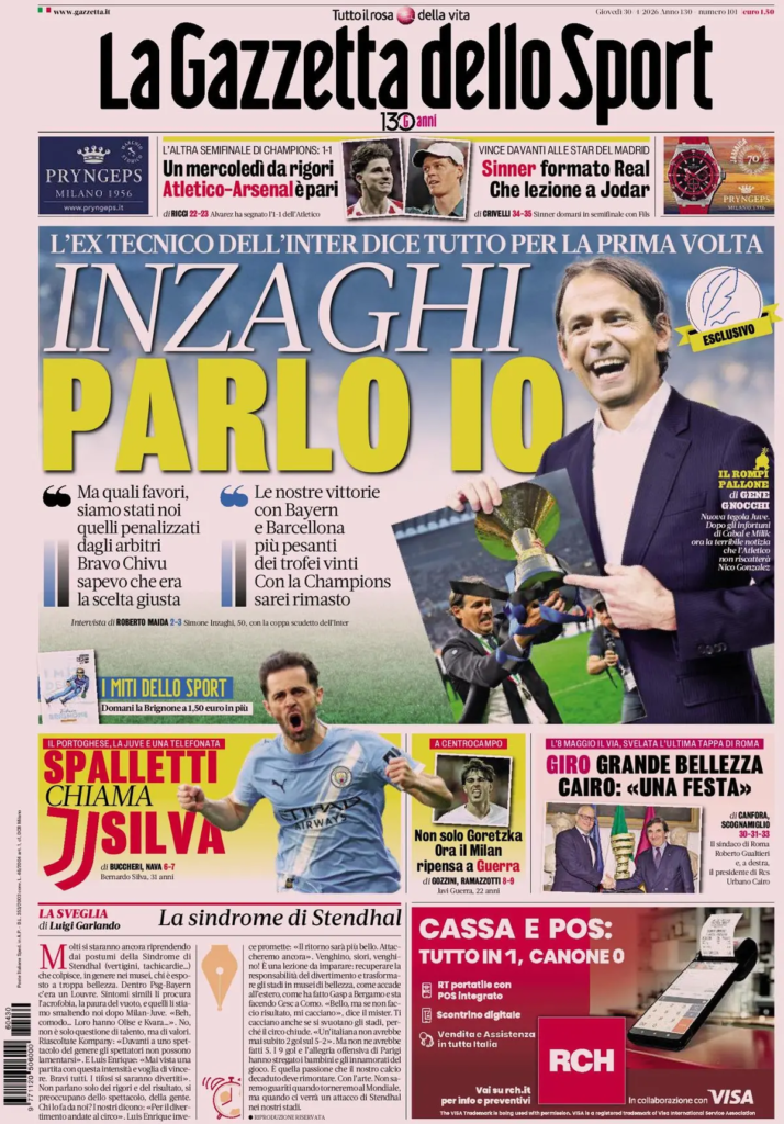 Le prime pagine dei quotidiani sportivi – 30 aprile 2026 27 image 28