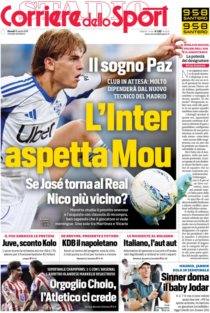 Le prime pagine dei quotidiani sportivi – 30 aprile 2026 28 image 29