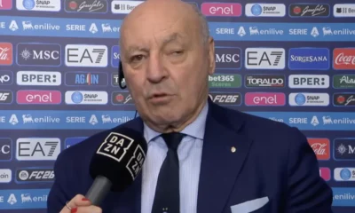 Marotta parla a Dazn dopo Napoli-Inter