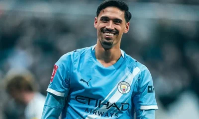 Reijnders sorride durante City-Newcastle