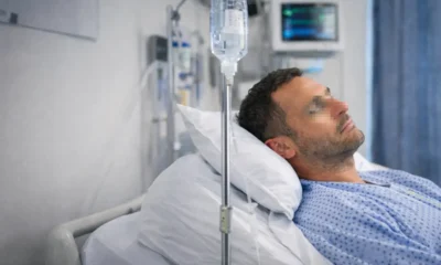 Persona ricoverata in ospedale